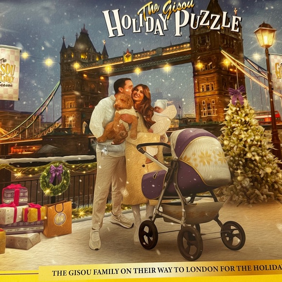 Gisou limited edition holiday christmas puzzle - Picture 2 of 4